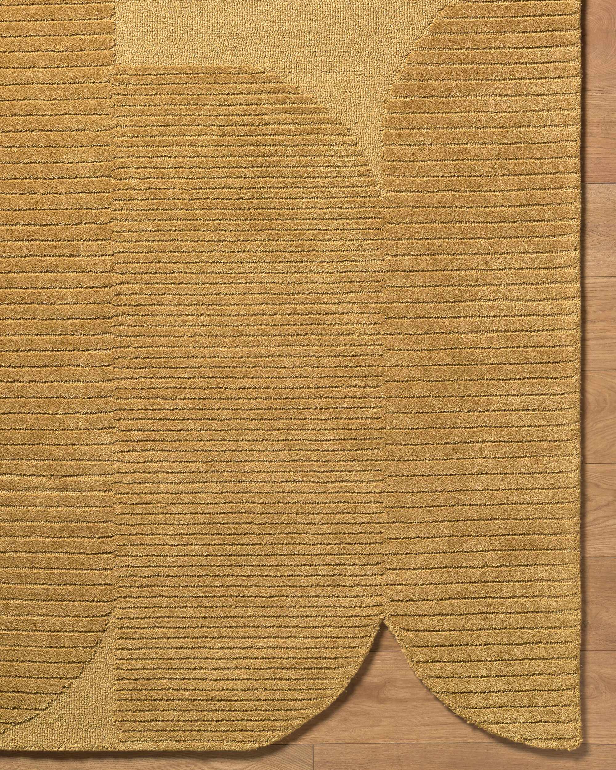 Ponae Abstract Hand Tufted Wool Area Rug - Image 6