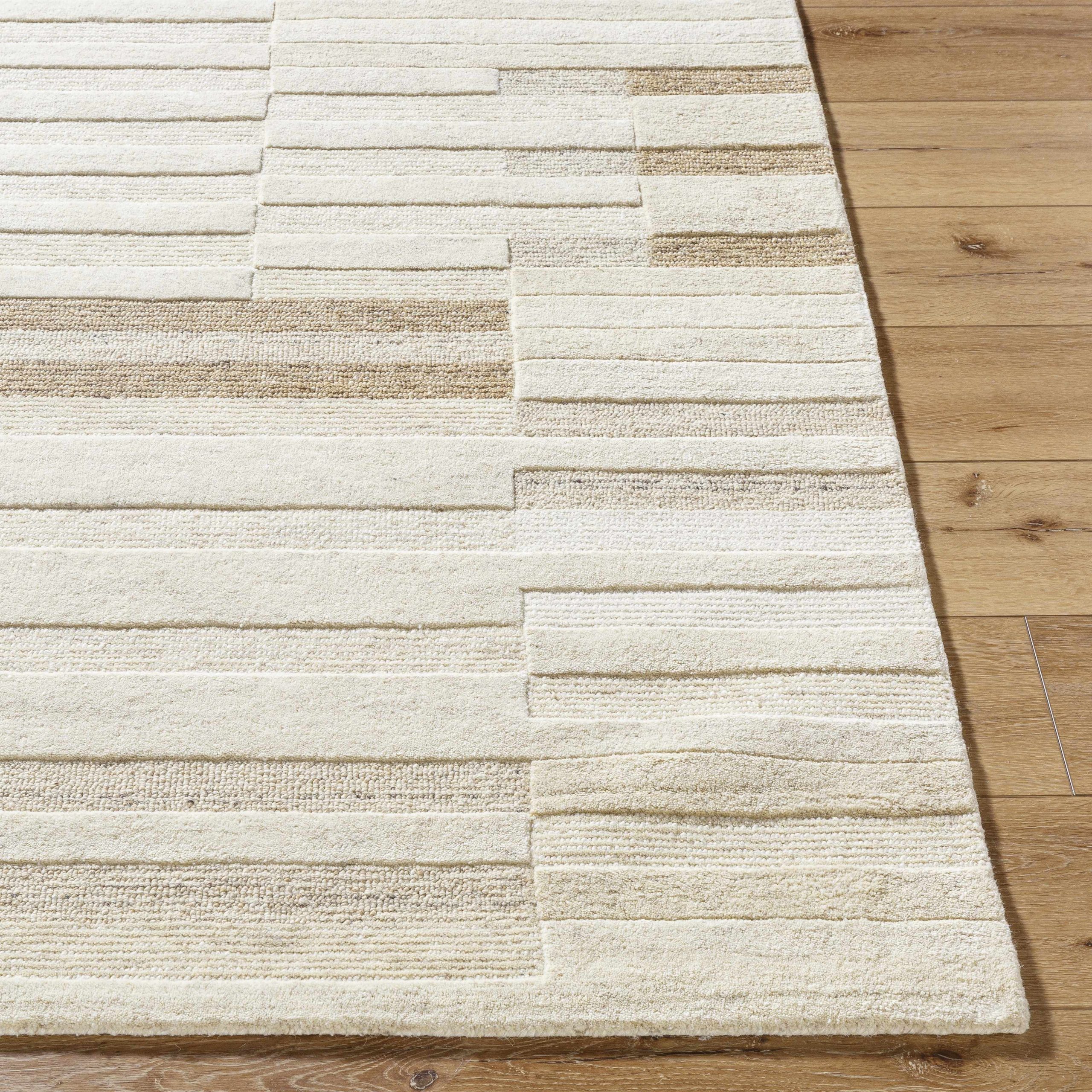 Tavia Broken-Striped Area Rug - Image 4