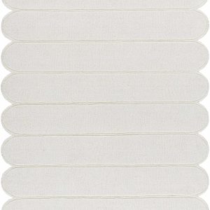 Tayte White Abstract Area Rug