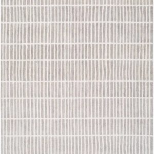 Finial Gray Wool Area Rug