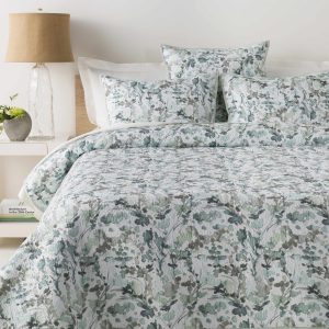 Walkerville Floral Blue-Green Bedding Set - Clearance