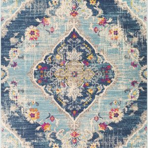 Wallsburg Blue Area Rug