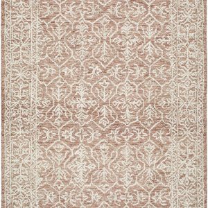 Yadid Brown Wool Area Rug