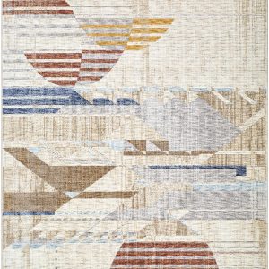 Usonia Machine Woven Frank Lloyd Wright Foundation x LIVABLISS USO-2303 Area Rug